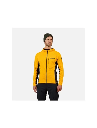 Pánska mikina ROSSIGNOL BLACKSIDE MIX FZH FLEECE, žltá