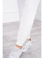 Tepláková súprava s kapucňou ecru