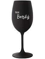 Pán Boh - čierny pohár na víno 350 ml Pán Boh - čierny pohár na víno 350 ml