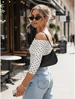 Dámska blúzka BLISSE RY2511 krémová a čierna - FashionStreet Dámska blúzka BLISSE RY2511 krémová a čierna - FashionStreet