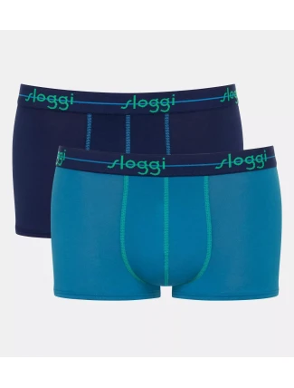 Pánske boxerky Start Hipster C2P box - UNKNOWN - modrá kombinácia V020 - SLOGGI Pánske boxerky Start Hipster C2P box - UNKNOWN - modrá kombinácia V020 - SLOGGI