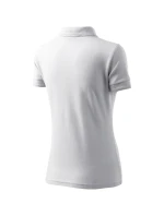 Dámska polokošeľa Pique biela