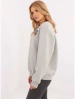 Mikina CLM BL 1283.19X svetlo šedá