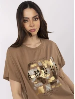 Blúzka CLM BZ 1701.81 svetlohnedá