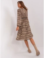 Šaty DHJ SK 10536N 5.03P čierna a béžová Šaty DHJ SK 10536N 5.03P čierna a béžová