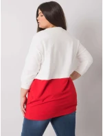 Mikina RV BL 6845.51P biela a červená