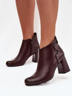 Topánky na podpätku model 218707 Krok vo veľkom štýle