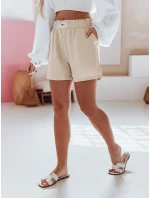 Dámske šortky OWN STYLE beige FashionStreet SY0453 Dámske šortky OWN STYLE beige FashionStreet SY0453