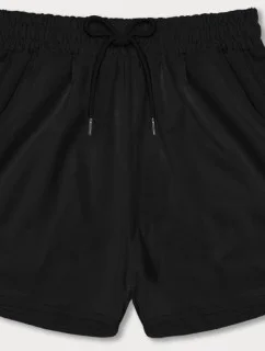 Čierne dámske športové šortky (8K951-3)