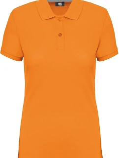 WK WK 275 Dámske pracovné polo tričko z hustej bavlny 20.W275 oranžové