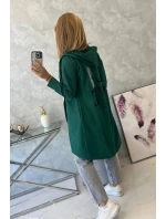 Svetlo zelená bunda s potlačou