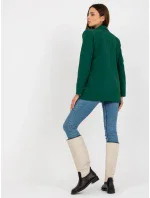 Dámska bunda DHJ MA 15556 tmavo zelená