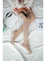 ČIPKOVANÉ PLETENÉ PONOŽKY SO STUHOU 0835.001 ČIPKOVANÉ PLETENÉ PONOŽKY SO STUHOU 0835.001