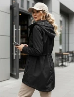 Dámska bunda parka s kapucňou čierna FashionStreet TY5569