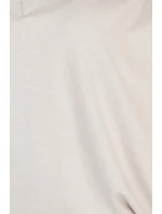 402-7 Sveter teplé netopierie šaty s výstrihom - béžové