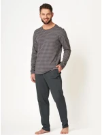 Pánske pyžamo Key MNS 303 B24 dĺžka/r M-2XL