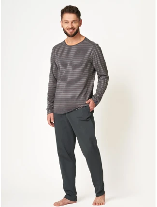 Pánske pyžamo Key MNS 303 B24 dĺžka/r M-2XL