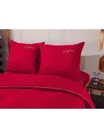 Bavlnená posteľná súprava Slovo Výšivka z mikrovlákna FHL-2604 160x200