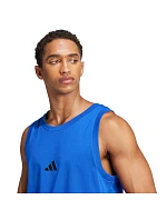 Pánske tričko adidas Essentials Small Logo Tank blue JE8978 pánske Pánske tričko adidas Essentials Small Logo Tank blue JE8978 pánske