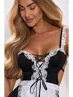 Erotický kostým Provocative maid čierno-biely – Pure Sin Erotický kostým Provocative maid čierno-biely – Pure Sin