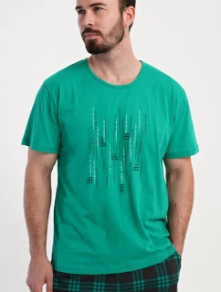 Pánske pyžamové šortky Tetris