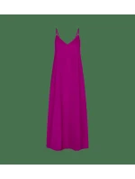 Letné saténové šaty - ČERVENÉ - TRIUMPH ČERVENÉ - TRIUMPH