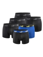 Pánske boxerky Puma 6-Pack Black Blue Comfortable Cotton Pánske boxerky Puma 6-Pack Black Blue Comfortable Cotton