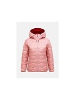Dámska péřová bunda PEAK PERFORMANCE, model Helium Down Hood Jacket, ružová farba Dámska péřová bunda PEAK PERFORMANCE, model Helium Down Hood Jacket, ružová farba
