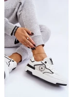 Damskie Sportowe Buty Big Star LL274440 Biało-Czarne