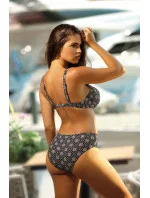 Dámske dvojdielne plavky Barbados 11 S115BA11-3 čierne s geometrickým vzorom - Self Dámske dvojdielne plavky Barbados 11 S115BA11-3 čierne s geometrickým vzorom - Self