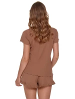 Dámske pyžamo PM.4315 Brown - Doctor Nap