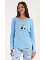 Dámske pyžamo dlhé Tučniak na ľade Dámske pyžamo dlhé Tučniak na ľade