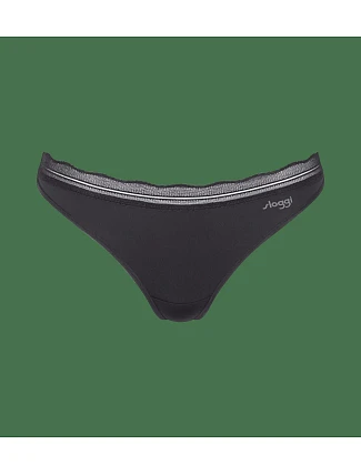 sloggi GO Blush String 2P – čierna – SLOGGI čierna – SLOGGI sloggi GO Blush String 2P – čierna – SLOGGI čierna – SLOGGI