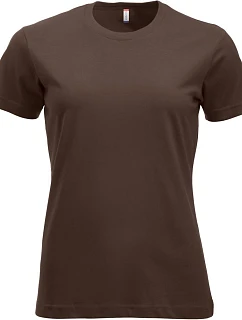 Clique New Classic-T Women Dámske tričko 67.9361 tmavá moka