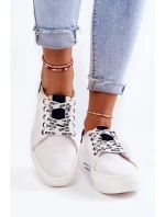 Damskie Trampki Memory Foam System Big Star KK276002 Białe