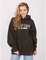 WT BL mikina A1066.53 tmavohnedá