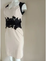 Dámske šaty 18536 čierno-béžové - Koucla