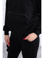 Izolovaná sada s ozdobným vreckom čierna