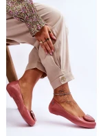 Damskie Baleriny Z Serduszkiem ZAXY LL285028 Różowe