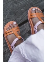 Dziecięce Pachnące Sandałki Na Rzep ZAXY LL385026 Pomarańczowe