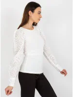 Dámska blúzka TW BZ OB 046.62P biela - FPrice Dámska blúzka TW BZ OB 046.62P biela - FPrice