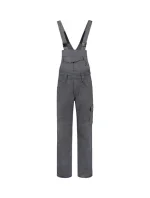 Priemyselné pracovné nohavice Dungaree Overall so šnúrkou unisex convoy grey