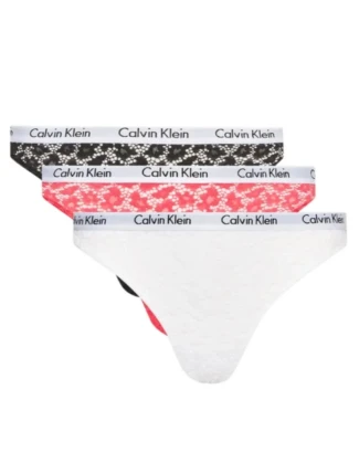 Calvin Klein 3-pack W 000QD3926E dámske spodné prádlo