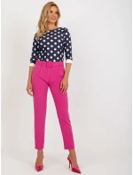 DHJ nohavice SP 12787.21X tmavo ružová