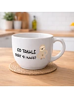 Čo tak dať si kávu? - MEGA XXL keramický hrnček 1000 ml Čo tak dať si kávu? - MEGA XXL keramický hrnček 1000 ml