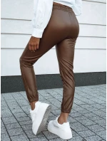 Dámske voskované nohavice BRIAL camel FashionStreet UY2151