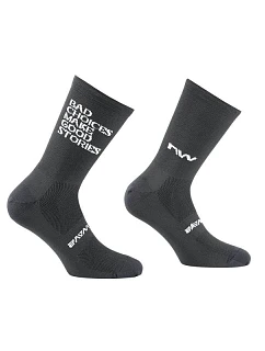 Cyklistické ponožky NORTHWAVE Bad Choices Sock, čierne