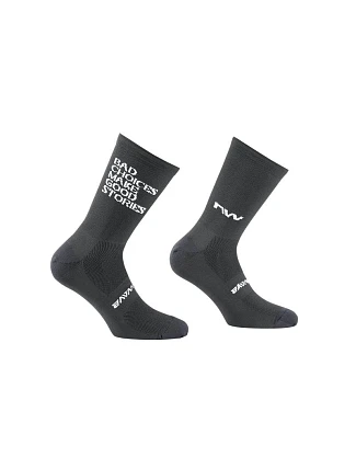 Cyklistické ponožky NORTHWAVE Bad Choices Sock, čierne Cyklistické ponožky NORTHWAVE Bad Choices Sock, čierne