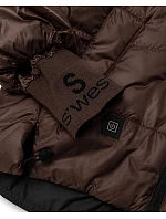 Dámska bunda s manžetami Goodlookin v čokoládovej farbe (B8591/B6102-14) Dámska bunda s manžetami Goodlookin v čokoládovej farbe (B8591/B6102-14)