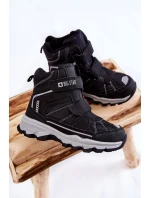 Dziecięce Botki Trapery Memory Foam Big Star KK374157 Czarne